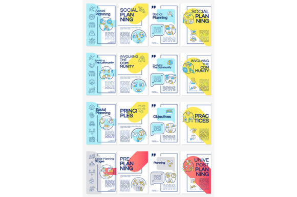 A Guide to the Social Planning Brochure Template Set