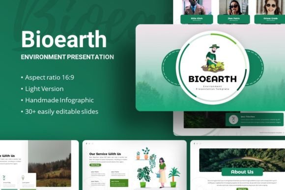 Bioearth Environment Presentation Template: A Flexible Visual Tool