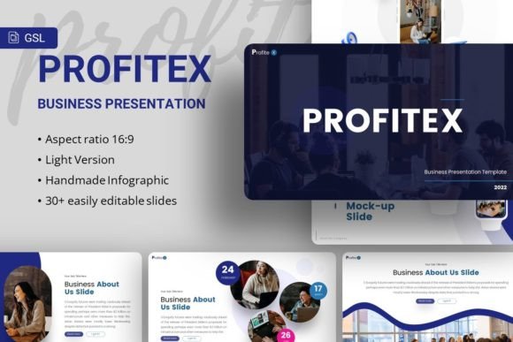 Elevate Your Presentations with the Profitex Business Google Slides Template