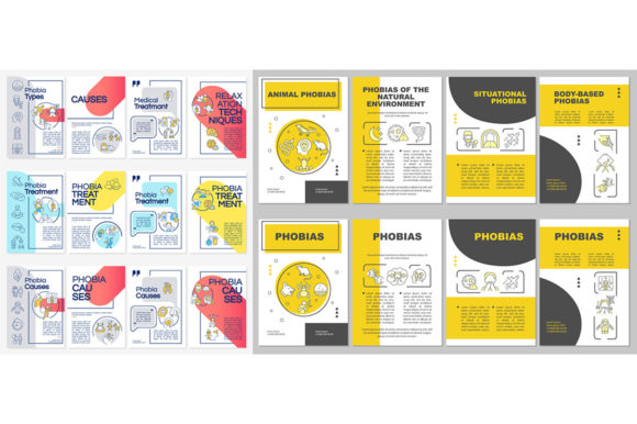 Evaluating the Phobias Brochure Template Set for Your Project