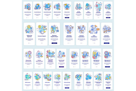 Evaluating the Stakeholder Management App Screen Set