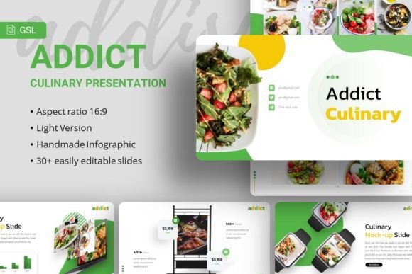 From Inspiration to Delivery: How the Addict Culinary Google Slides Template Turns Ideas into Presentations