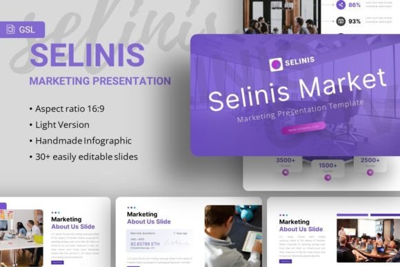 The Selinis Marketing Google Slides Template: A Modern Tool for Clear Communication