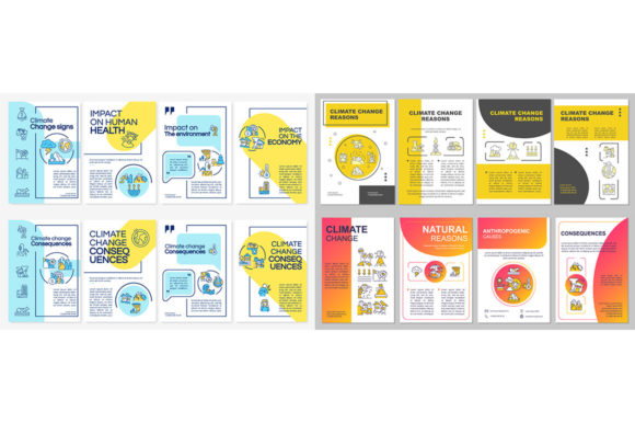 Using a Climate Change Brochure Template Set for Strategic Communication
